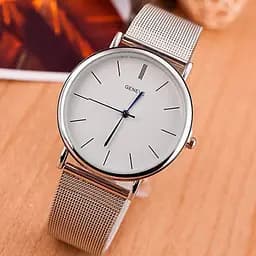 Годинник Geneva Steel Silver УЦЕНКА