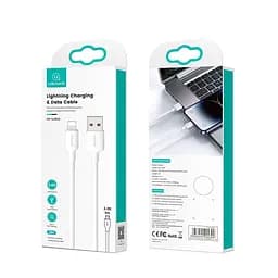 Кабель Usams SJ604 U84 2.4A Lightning Charging Data Cable 1 м Білий - мініатюра 2