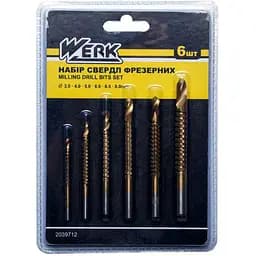 Набір свердл Werk фрезерних 6 шт. (107752)