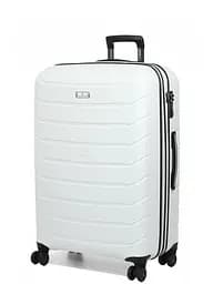 Валіза дорожня Великий (L) Поліпропілен Snowball 61303 Cologne 92,5 л 75х49x28 см Білий