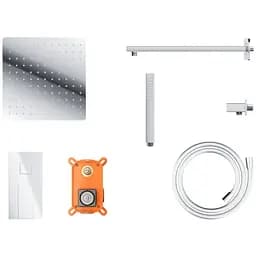 Душова система прихованого монтажу Corsan Adour хром + BOX Z01MCH, Хром