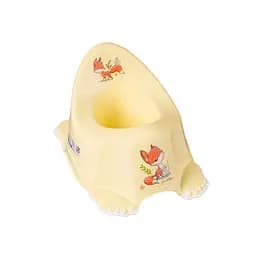 Горшок Tega Лесная сказка, с нескользящей резиной, желтый (FF-001-109)