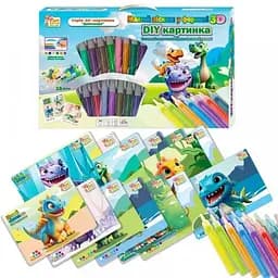 Художественный набор 4FUN Game Club Рисуй песком 84985 Разноцветный