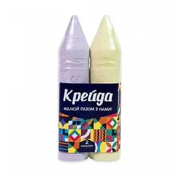 Мелки "Карандаш" Strateg 50124 разноцветные, 2 штуки