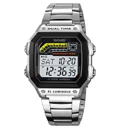 Годинник чоловічий наручний металевий Skmei 2307 (Сріблястий)