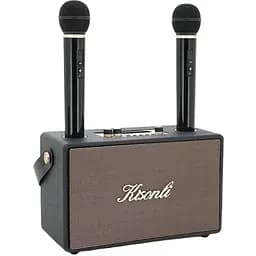 Колонка Kisonli G101 Bluetooth 5.0,Two microphone, 2х15W, 2400mAh, USB, DC: 5V/1A, BOX, Black, Q8