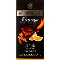 Уцінка. Шоколад чорний Millennium Favorite Orange 80% 100 г (911059)