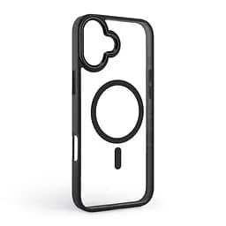 Чехол Apple iPhone 16 Plus, Unit MagSafe, черный, прозрачный, магсейф, противоударный, магнитный, панель-накладка с поддержкой MagSafe, с поддержкой беспроводной зарядки, TPU+PC, защита всего корпуса, ударопрочный, ArmorStandart (ARM78707) - мініатюра 2