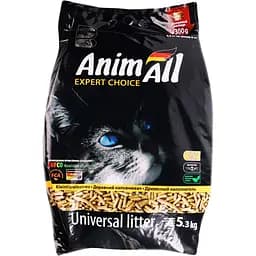 Деревний наповнювач для котячого туалету AnimAll 5.3 кг (111290)