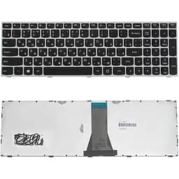 Клавіатура для ноутбука LENOVO (G50-30, G50-45, G50-70, Z50-70, Z50-75, Flex 2-15) rus, silver (оригінал)