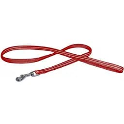 Повідець для собак Croci Soft Reflective світловідбивний, м'який, 120х1 см, червоний (C5079830)