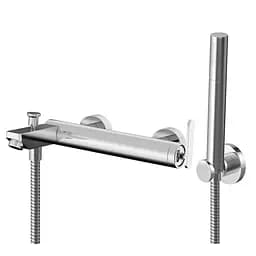 Смеситель для ванны Kohlman Boxine chrome настенный KPL-QW110B Хром