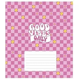 Зошит учнівський "Good vibes only" Star 018-3561L 18 аркушів Різнокольоровий