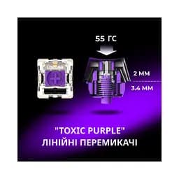 Клавіатура Lorgar KBP70TKLW Wireless TKL Mechanical Pro UA Black/Red (LRG-KBP70TKLW-BK-US) - мініатюра 4