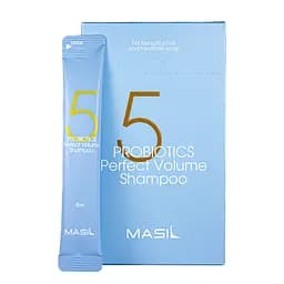 Бессульфатный шампунь для объема волос Masil 5 Probiotics Perfect Volume Shampoo с пробиотиками 8 мл