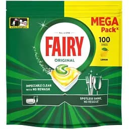 Капсули для посудомийних машин Fairy Original Все в 1 Лимон 100 шт.