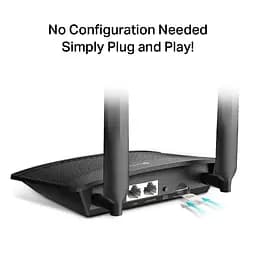 Роутер + бездротовий модем TP-Link TL-MR100 4G LTE Router - Modem Cat 4 - мініатюра 3