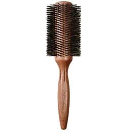  Кругла щітка TEK з червоного дерева з посиленою натуральною щетиною 75 мм