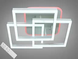 Стельова Led люстра з пультом та підсвічуванням Diasha MX11058/3S WH LED 3color dimmer