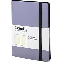 Книга записна Axent Partner Soft A5- в клітинку 96 аркушів срібляста (8206-34-A) - мініатюра 2