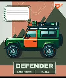 Набір зошитів Yes Off road vehicle А5 в клітинку 36 аркушів 15 шт. (767335) - мініатюра 2