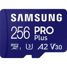 Карта пам'яті MICRO SDXC PRO+ 256GB W/READER MB-MD256SB/WW SAMSUNG - мініатюра 2