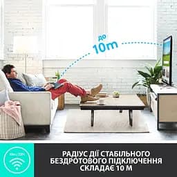 Клавіатура Logitech K400 Plus Wireless Touch Black (920-007145) - мініатюра 3