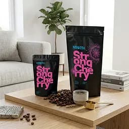 Кава в зернах NewTea Strong Cherry AA, 1 кг - мініатюра 3