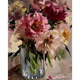Алмазна мозаїка Santi Букет півоній, 40х50 см (954364)