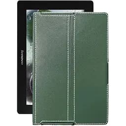 Чехол StatusCASE из экокожи для планшета Lenovo Idea Pad S6000h Темно-зеленый