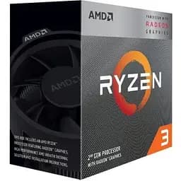 Процессор AMD AM4 Ryzen 3 3200G Box 4x3,6 ГГц Turbo Boost 4,0 ГГц Radeon Vega 8 L3 4Мб Picasso Zen+ 12 нм TDP 65 Вт