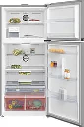Холодильник з верхньою морозильною камерою Beko 187x83.2х76.2 465 л 165 л 2 двері A++ SN-T нержавіюча сталь (RDNE700E40XP) - мініатюра 3