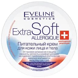 Крем для лица и тела Eveline Extra Soft питательный 200 мл
