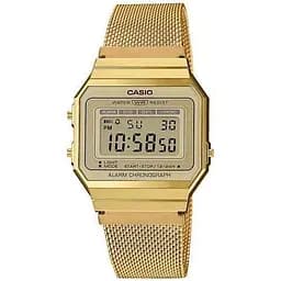 Часы мужские стильные наручные классика золотистые оригинал Япония Casio Collection A700WEMG-9AEF