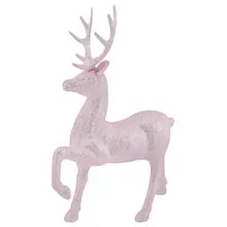 Елочная игрушка MIS LT Олень Благородный большой 15х7х20 см розовый