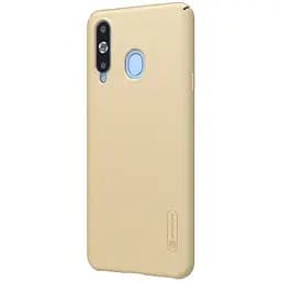 Чохол-накладка Nillkin Super Frosted Shield Samsung Galaxy A8s G8870 Gold - мініатюра 3