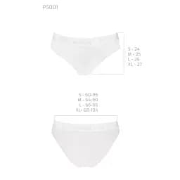Трусики з широкою гумкою та мереживом Passion Panties white L - мініатюра 4