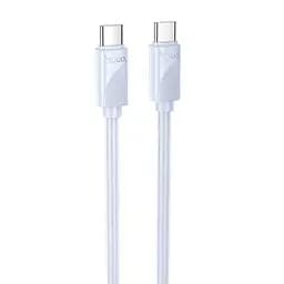 Дата кабель Hoco X114 Energy Type-C to Type-C 60W (1m) Blue
