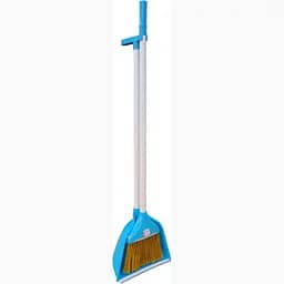Совок для прибирання Zambak Plastik та щітка з довгими ручками блакитний (ZP-128b) - мініатюра 2
