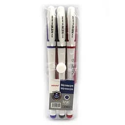 Набір гелевих ручок, 3 кольори, 0.5 мм, грип, Айхао (українською)