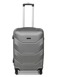 Валіза середня M Madisson Snowball 32303 пластикова 70л Срібна - мініатюра 2
