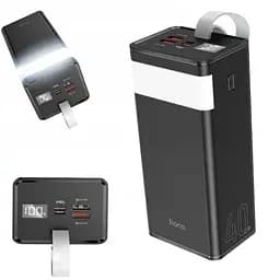 Зовнішній акумулятор Hoco J86 40000mAh 6931474759214 із лампою чорний - мініатюра 5