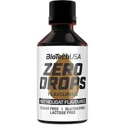 Заменитель питания BiotechUSA Zero Drops Ореховая нуга 50 мл