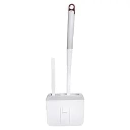 Комплект аксесуарів для туалету з підставкою, сірий Household Cleaning Products HP-35015-48G - мініатюра 7