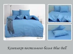 Комплект постільної білизни TAG Tekstil Євро Блакитний 000163408 (Blue Bell) - мініатюра 4
