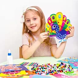 Набір для творчості Vladi Toys Creative Box Сова 9 картинок VT4433-08  - мініатюра 7