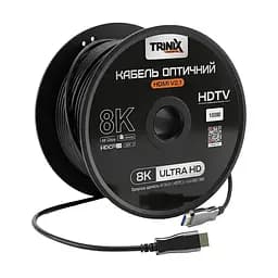 Кабель HDMI V2.1 оптичний Trinix 100м (AOC-HDMI8k-100m) (74-00144) - мініатюра 3