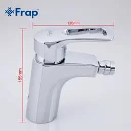 Змішувач для біде Frap F5066 одноважільний латунний Хром 30412 - мініатюра 2