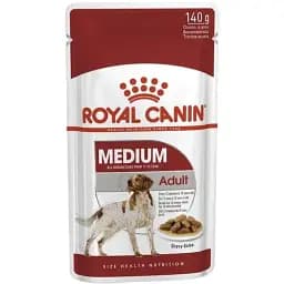 Уцінка. Набір вологий корм Royal Canin Medium Adult для дорослих собак середніх порід 1.4 кг (10 шт. х 140 г)  - мініатюра 3