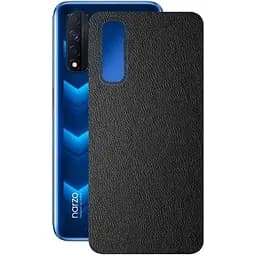 Захисна плівка StatusSKIN для Realme Narzo 30 2021 Корпус Вініл Шкіра чорна